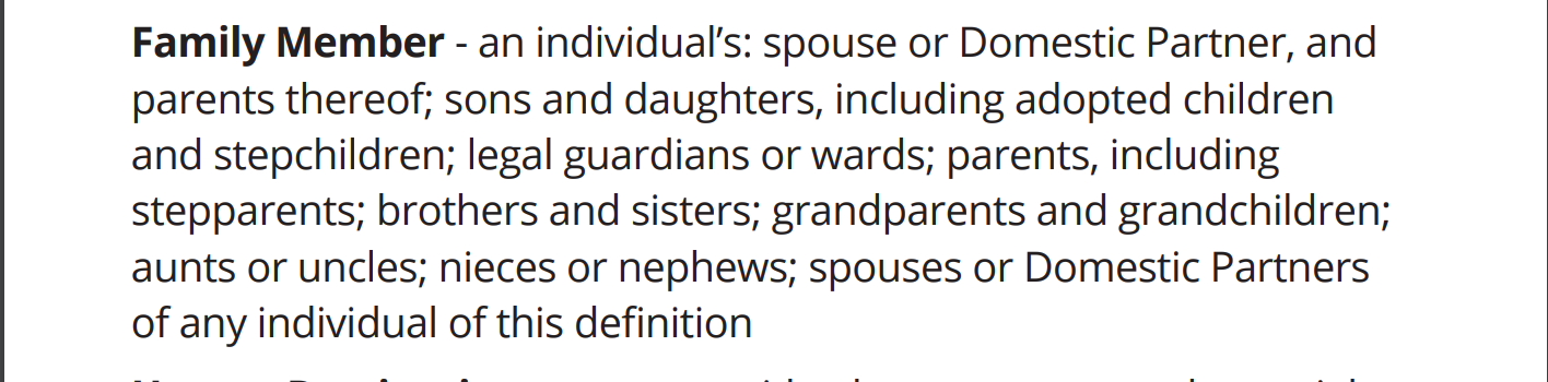 Chase Sapphire Reserve Family member definition